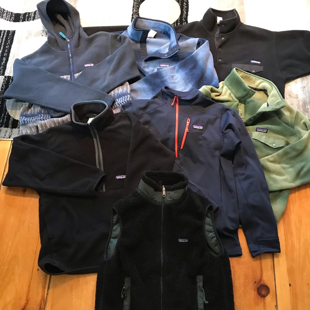 Patagonia Resellers fleece lot, men’s medium